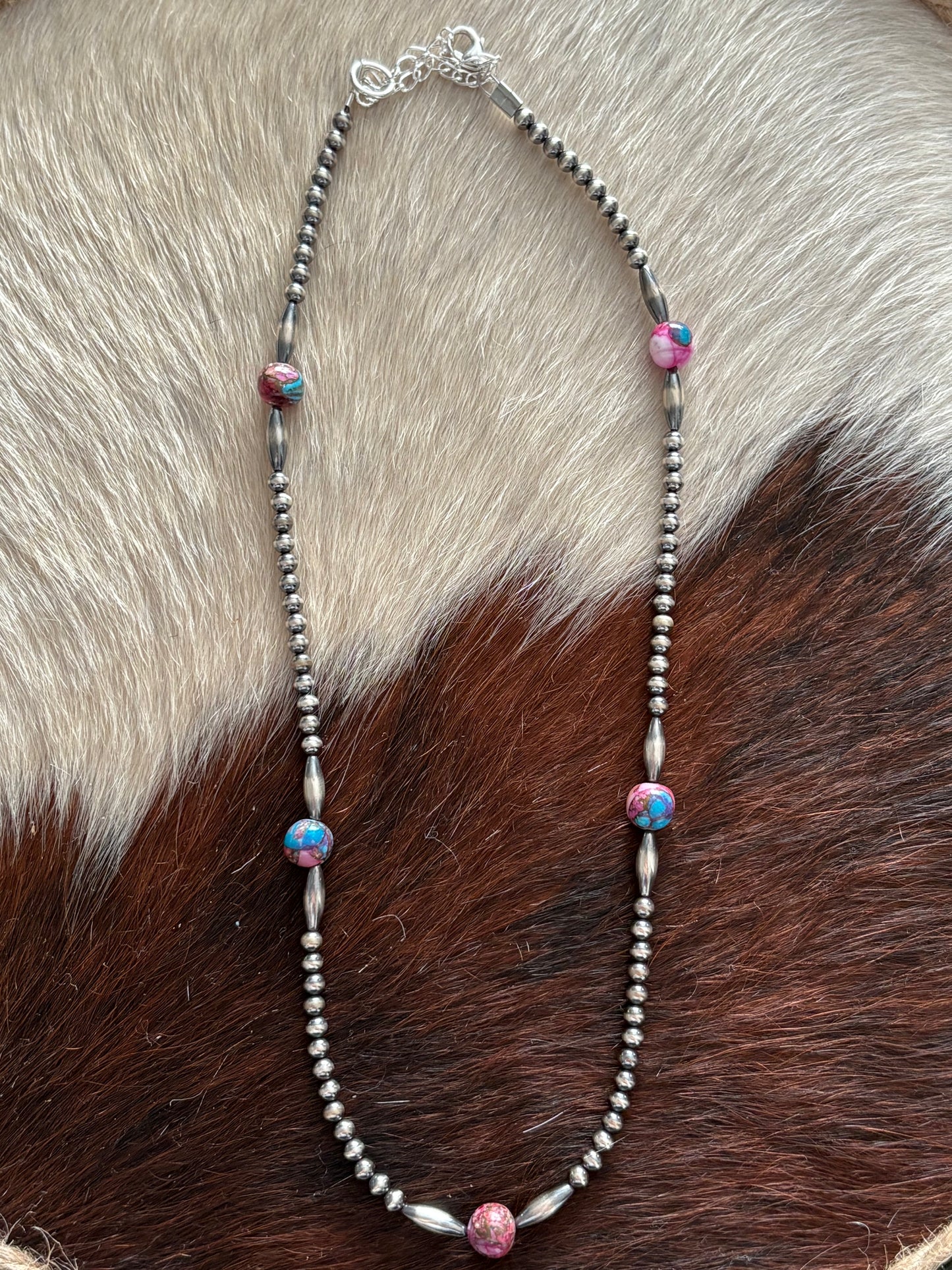 Pink Dahlia Necklace