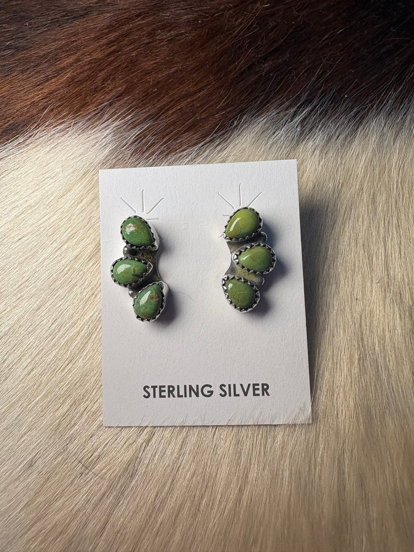 Thunder Creek turquoise studs