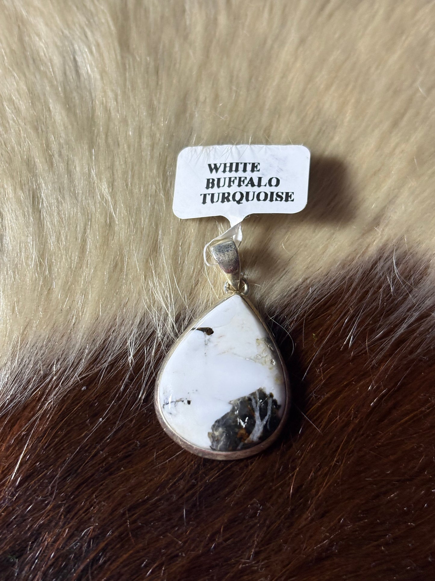 White Buffalo Pendant
