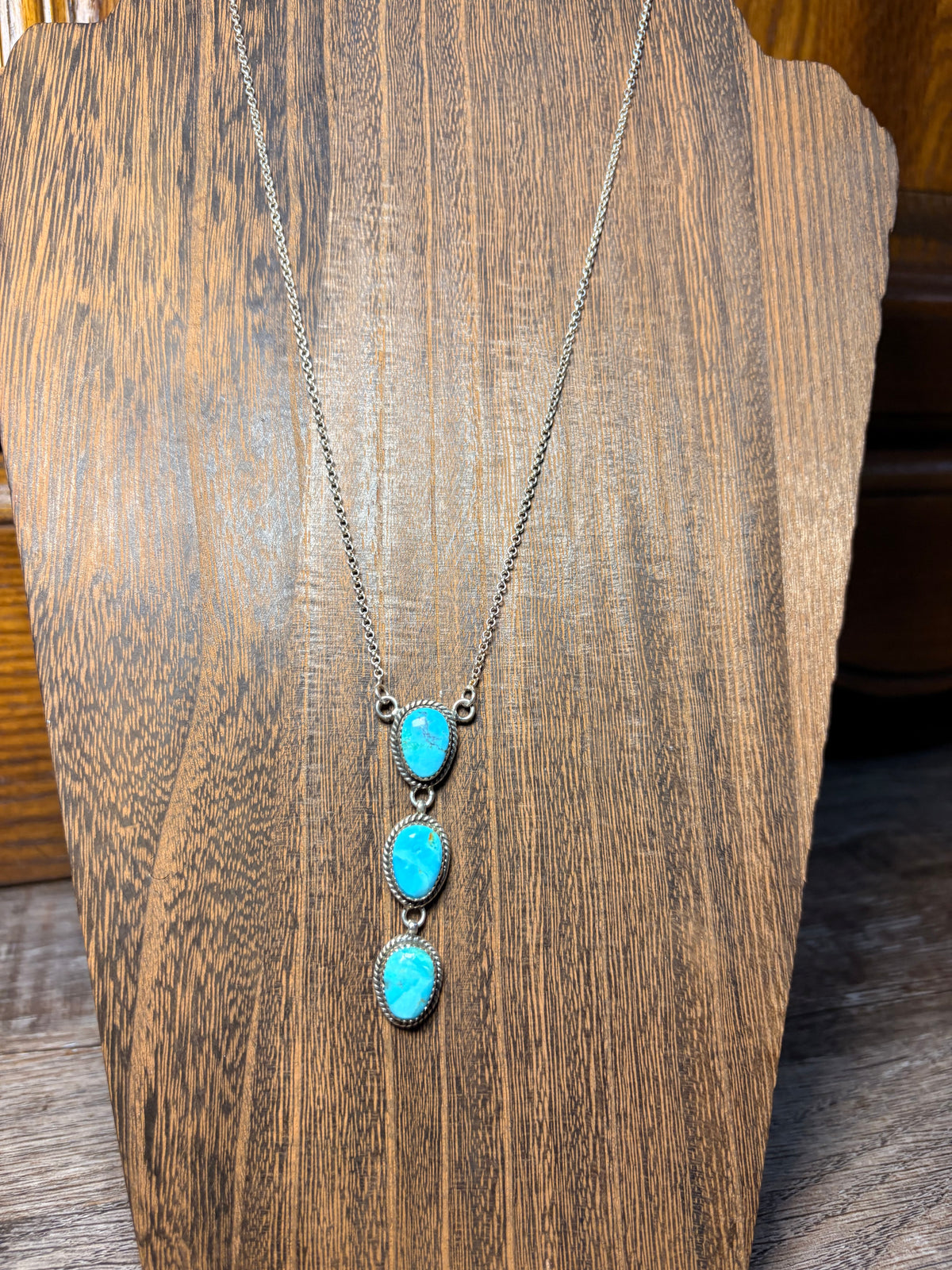 Kingman Turquoise Lariat