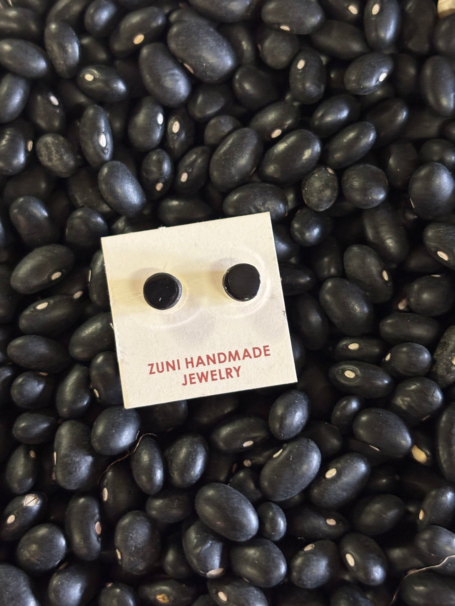 4mm Black Onyx studs