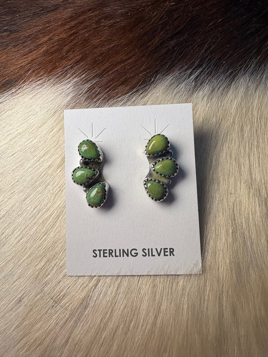 Thunder Creek turquoise studs