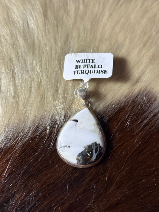 White Buffalo Pendant