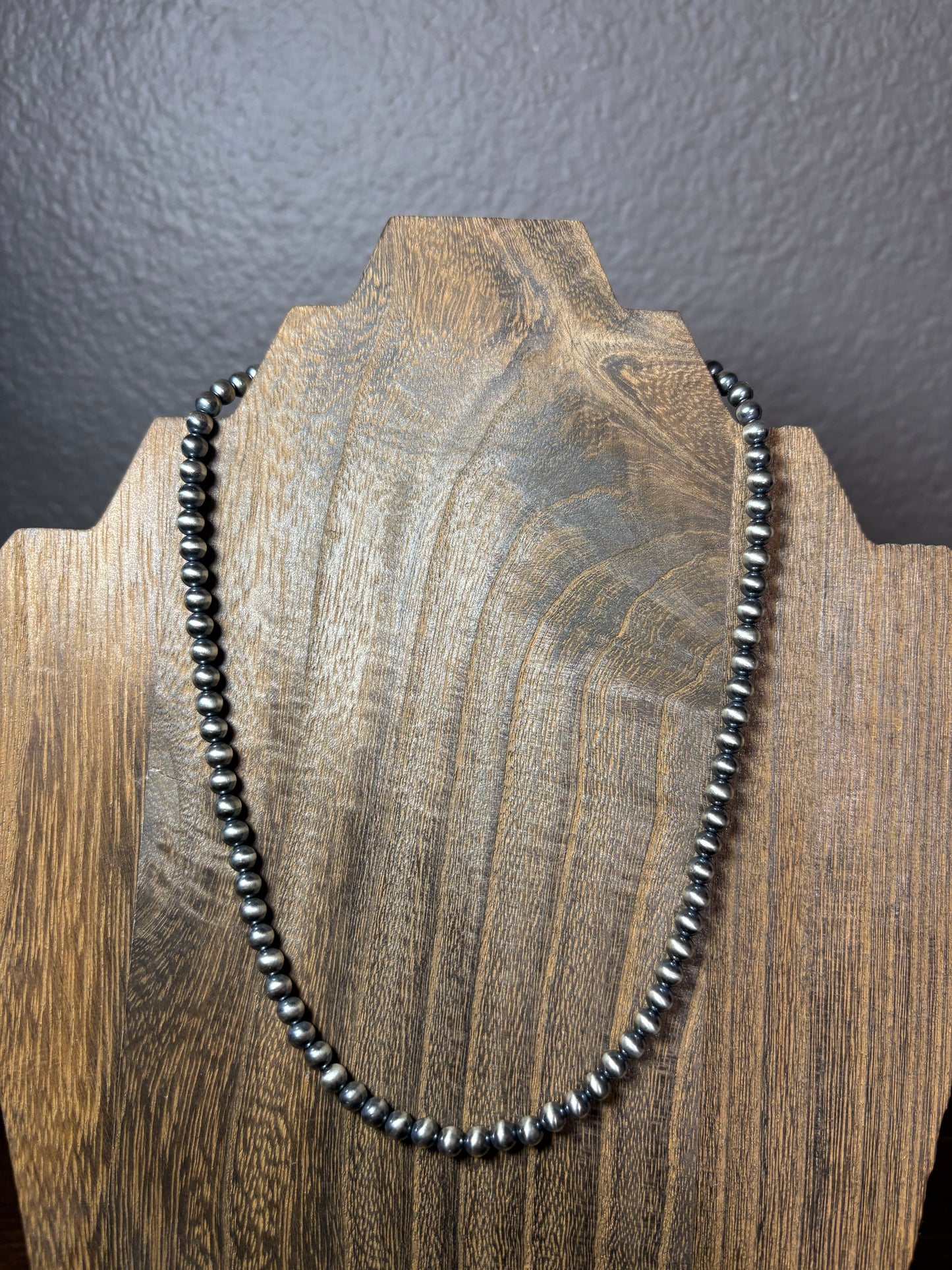 5mm Sterling Silver Pearl Necklace