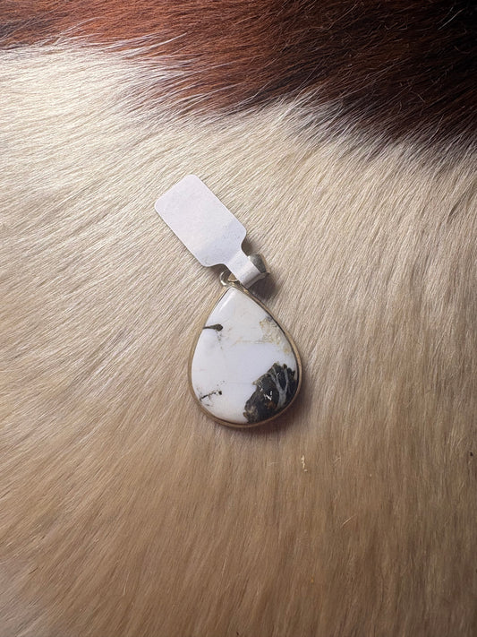 White buffalo pendant
