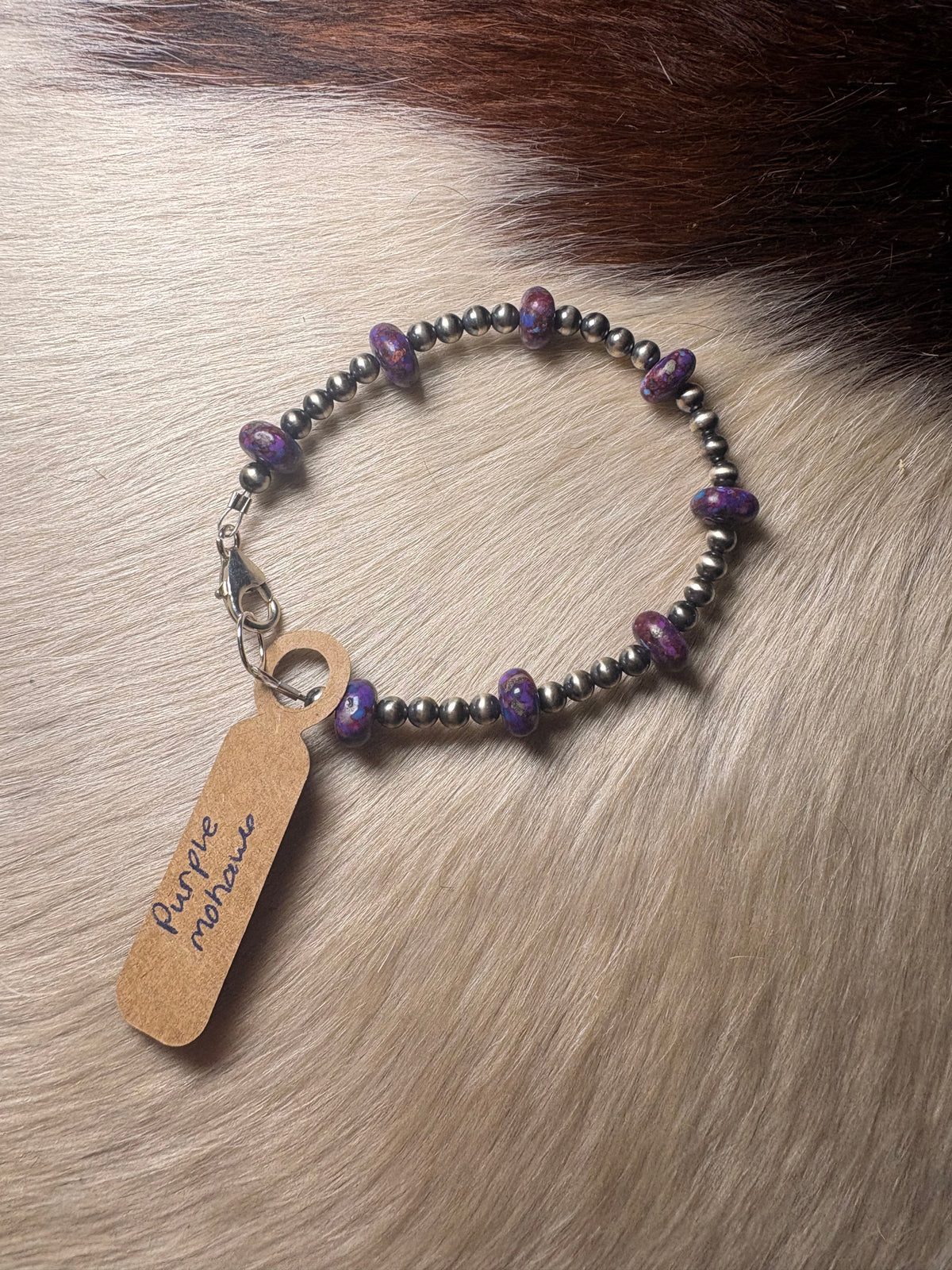 Purple Mohave Bracelet